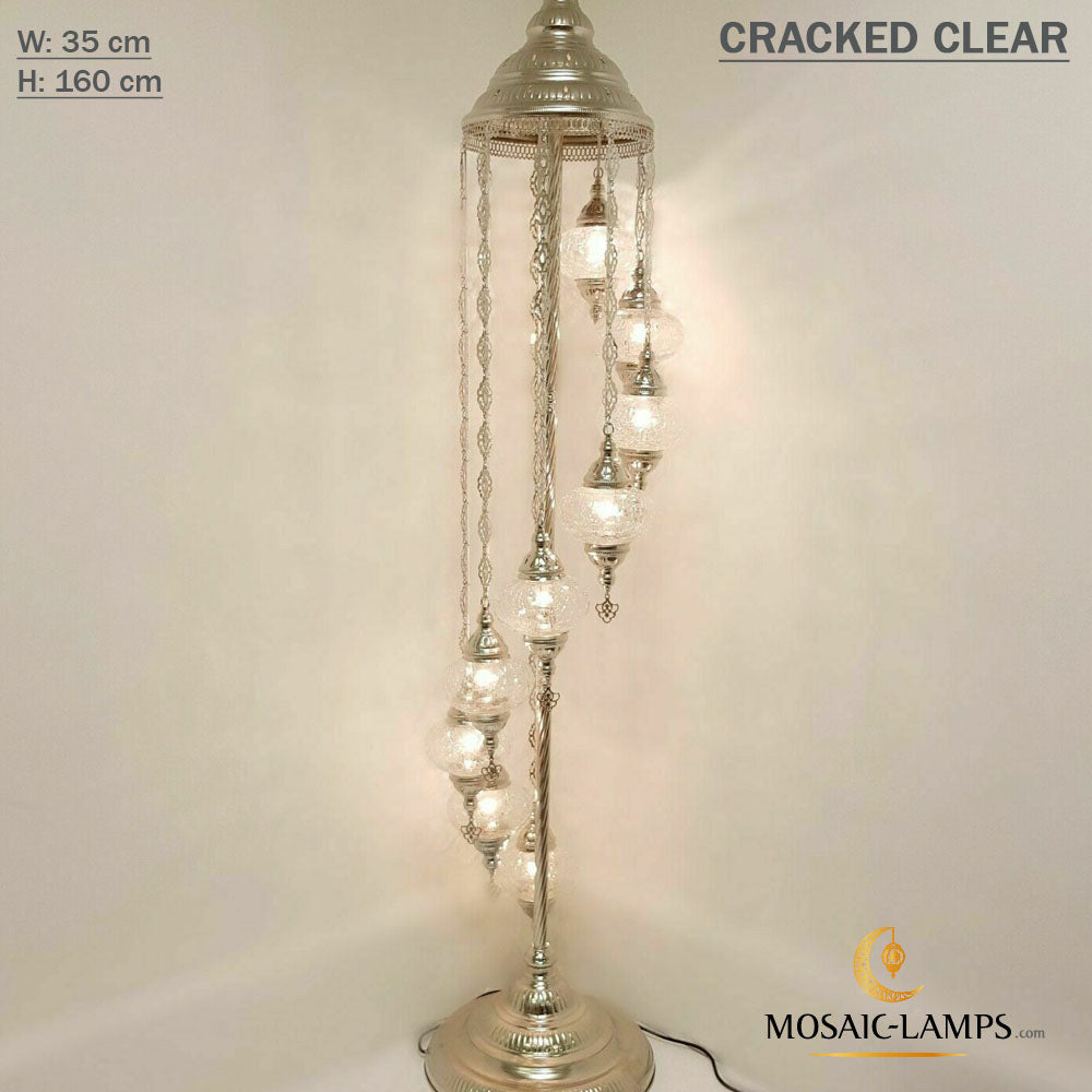 Handmade 9 ball hot sale floor lamp