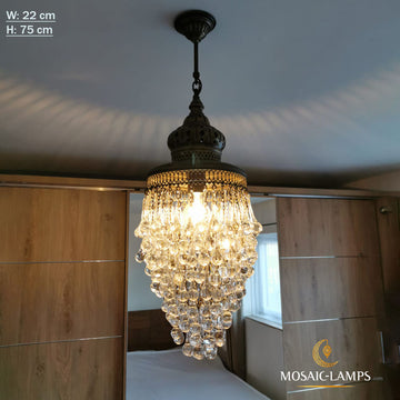Water Drop Stone Ottoman Chandelier, Moroccan Chandelier, Tear Drop Lighting, Restaurant Chandelier, Living Room Lighting, Badroom Lights