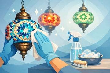 How to Clean Mosaic Glass Lamps Safely