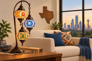 Buying Turkish Mosaic Lamps in Texas Homes