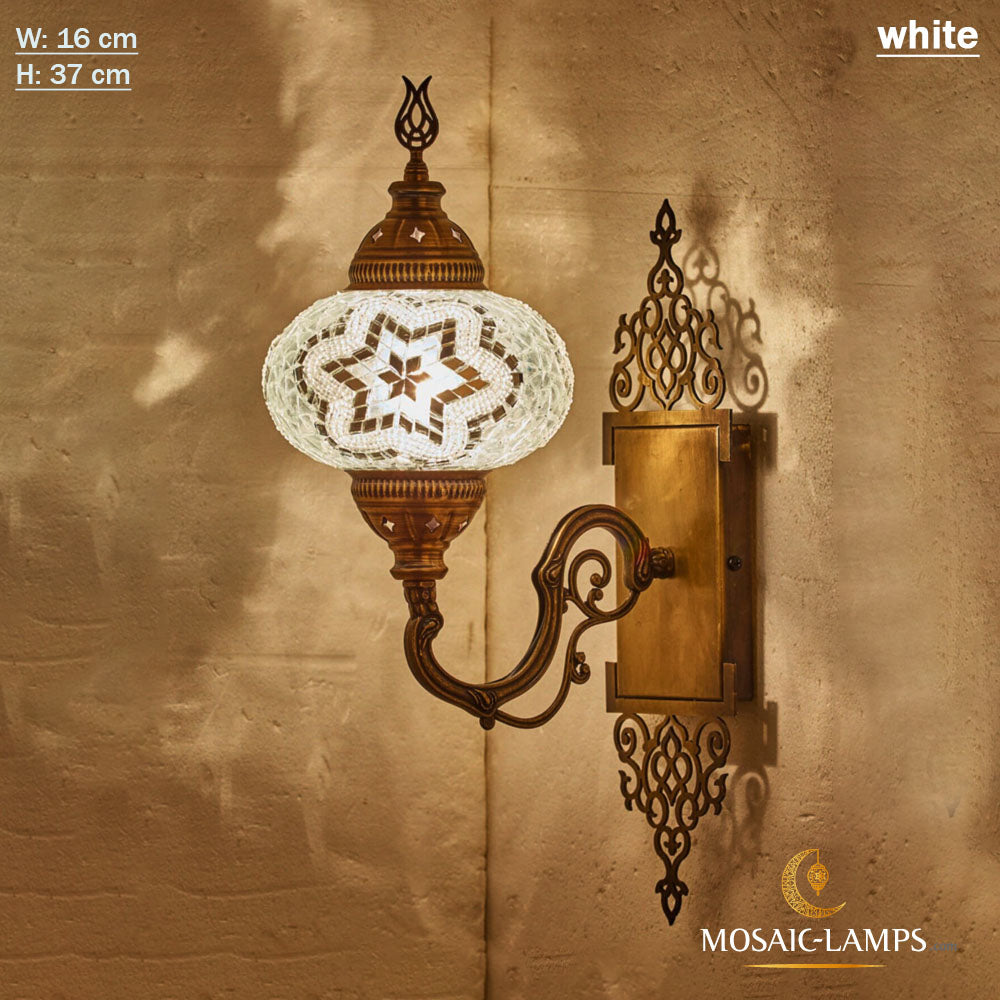 Lámpara de pared de metal de bronce antiguo, aplique de pared de mosaico turco, luz de pared hecha a mano, luces de dormitorio de baño, lámpara de pared de sala de estar, iluminación de pared de restaurante