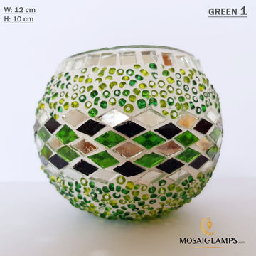 Green World Rings, Turkish Mosaic Candle Holders, Moroccan Candle Holders, Votive Candle, Tiffany Decor Handmade Candle Holder, Table Decor, Yoga Candle